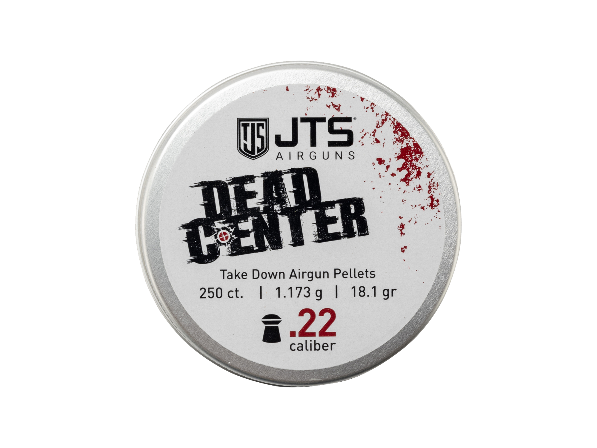 JAC100 - JTS Dead Center .22 caliber Pellets (18.13 gr)