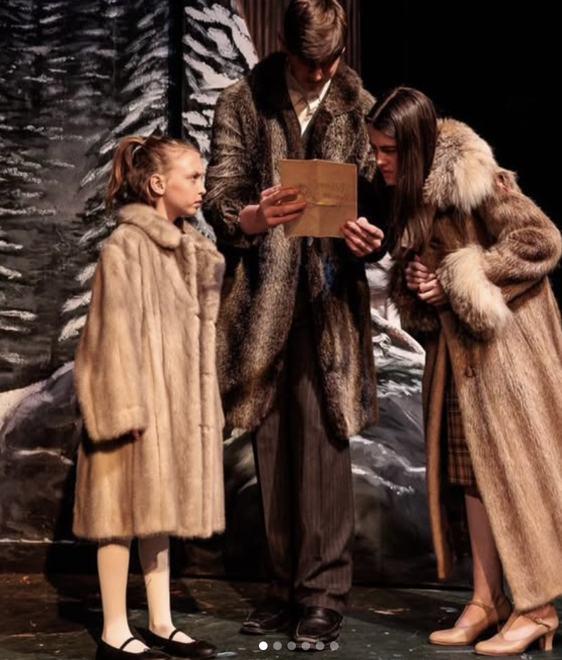 BYB student as "Lucy" in Lion, Witch, and the Wardrobe