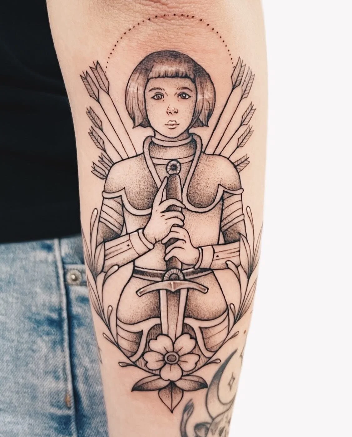 St Joan Of Arc Tattoo