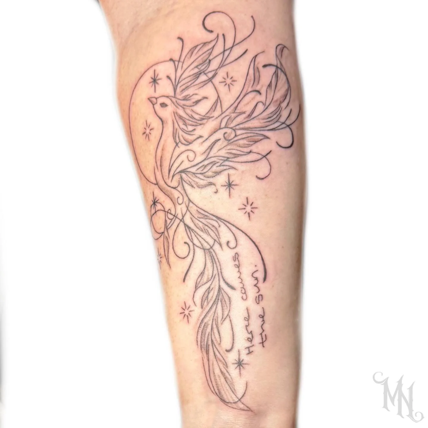 🐦&zwj;🔥Phoenix Tattoo🐦&zwj;🔥 Call or Text 905-435-7551 For Bookings and Inquiries 🐦&zwj;🔥 #phoenix #phoenixtattoo #fineline #customtattoo #whitbytattoo