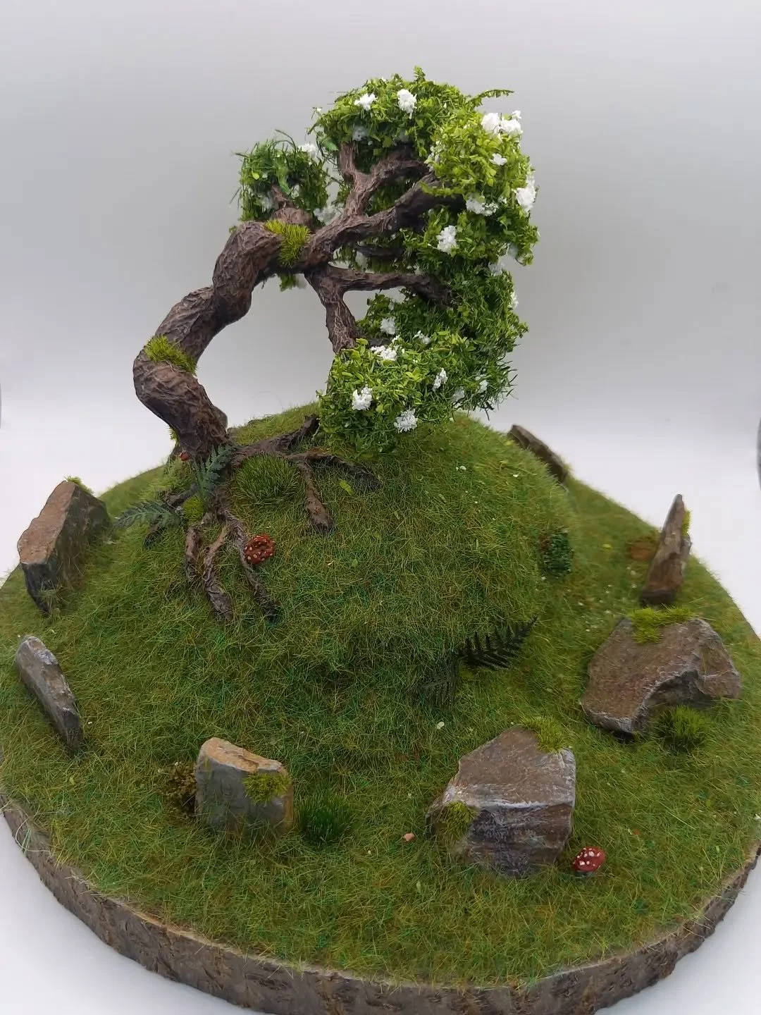 Barrow stone circle diorama
