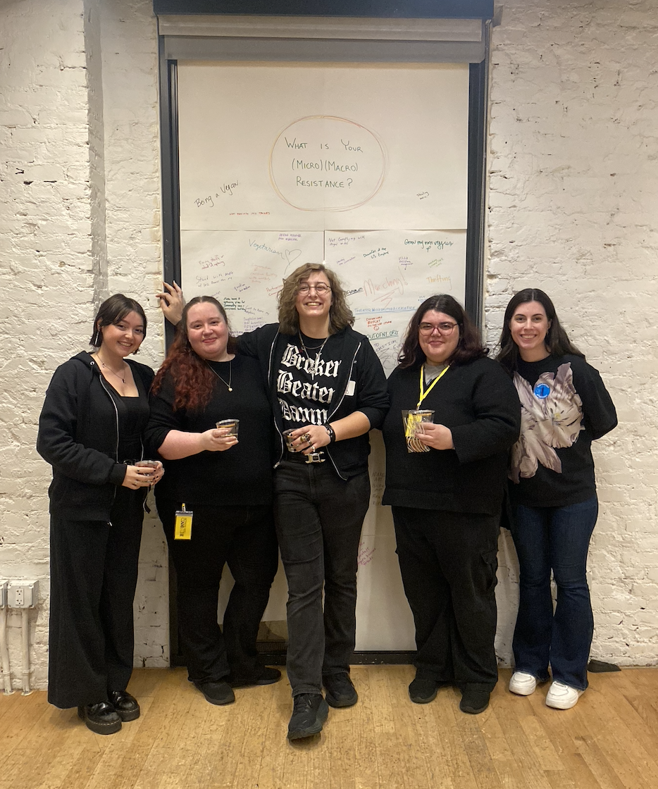 Closing day for the Beyond The Realm Festival with the Stage Management team for WALK OUT - 2025