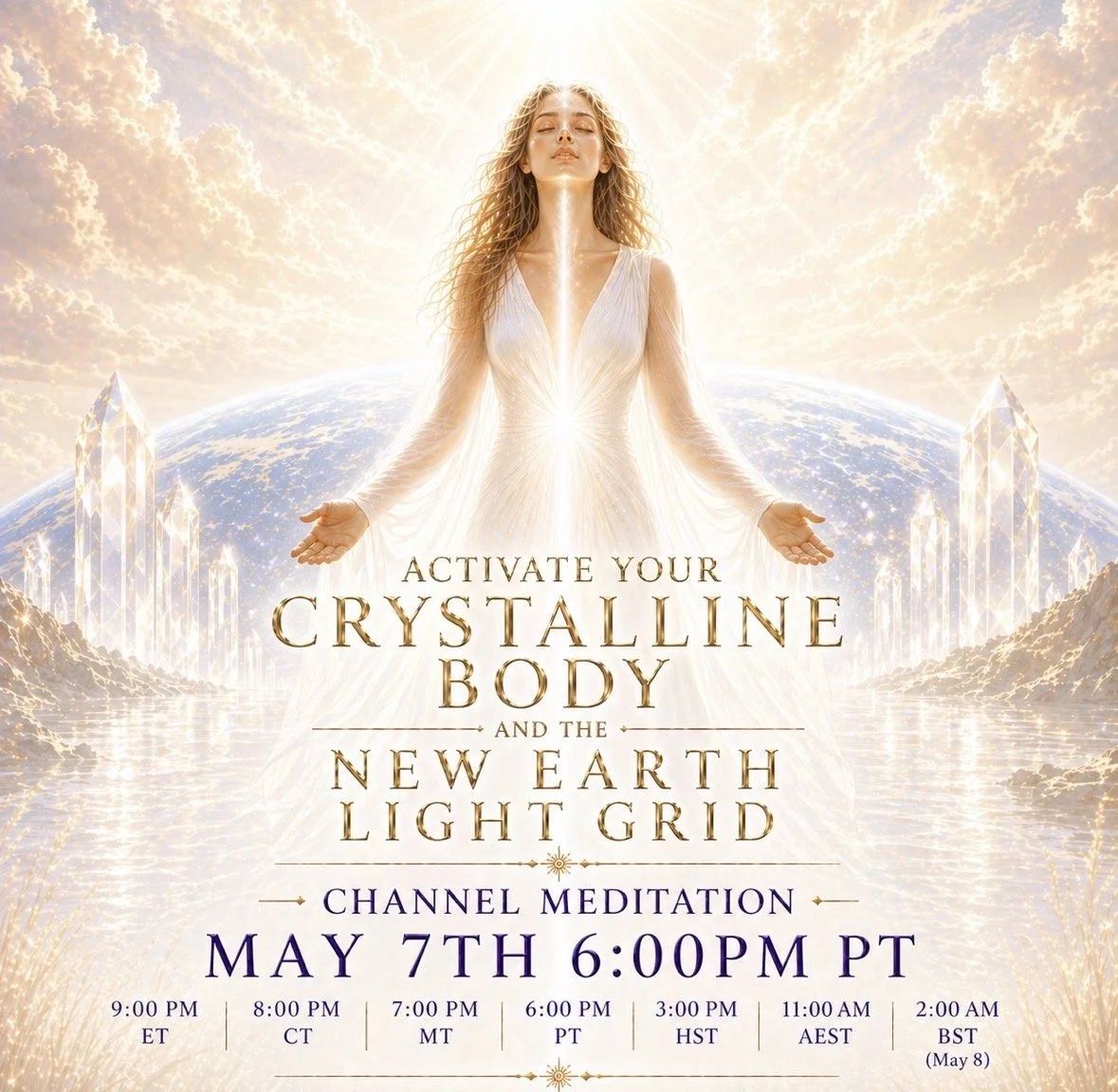  Activate Your Crystalline Body & the New Earth Light Grid