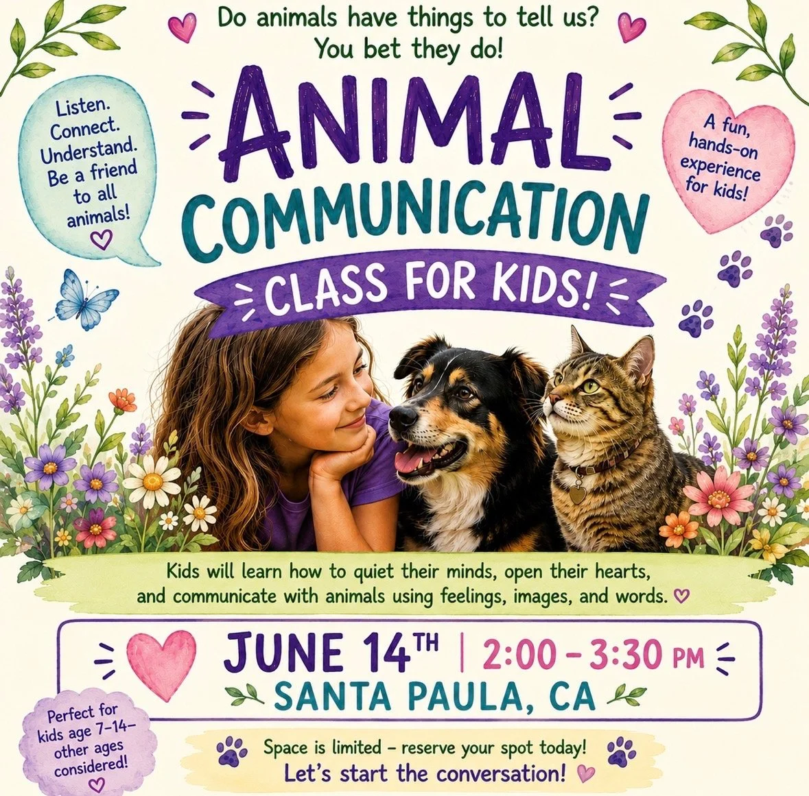 Animal Communication Class for Kids