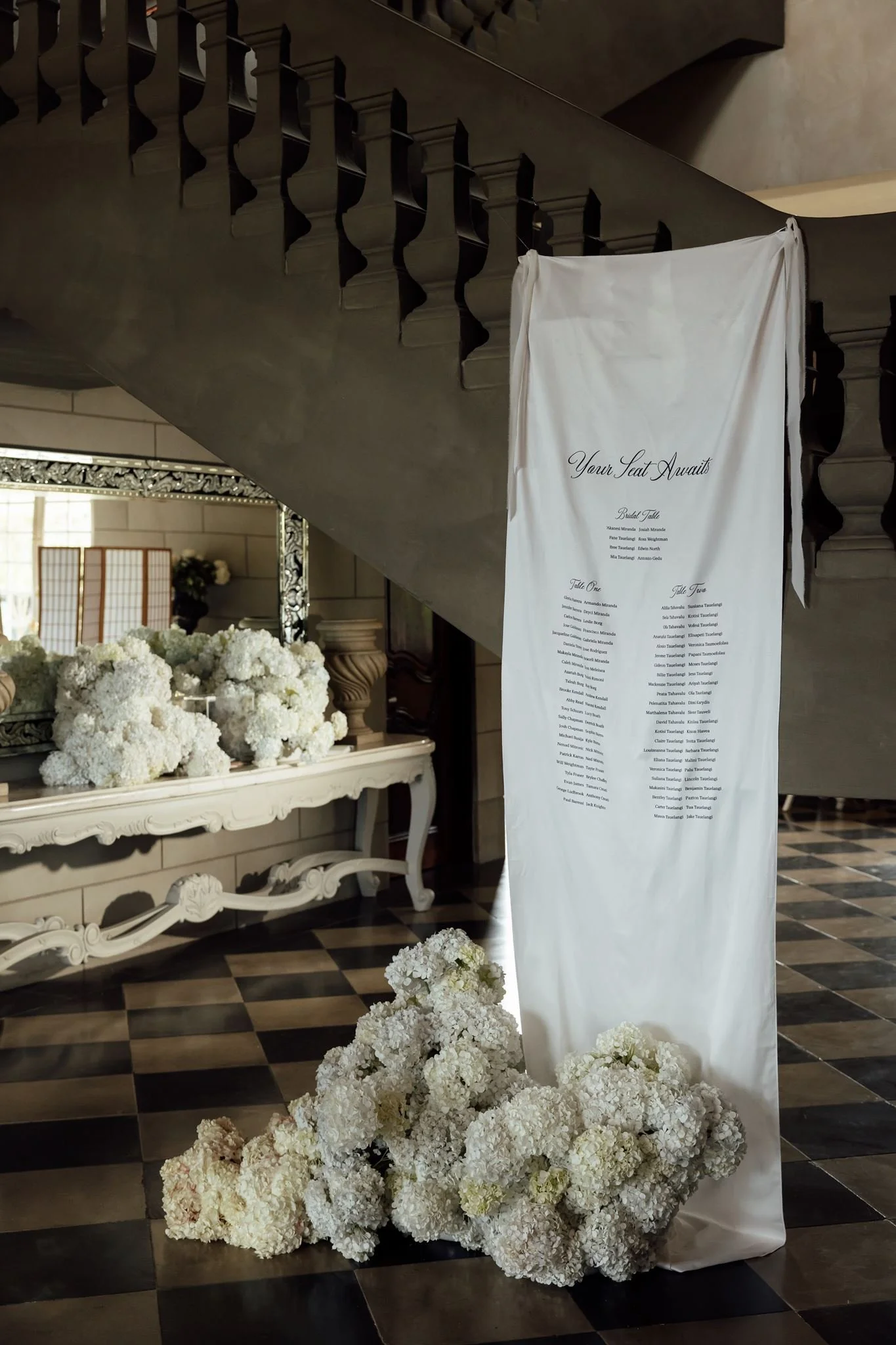 Seating plan at Campbell Point