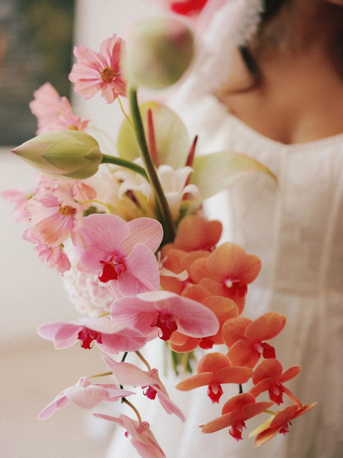 Orchids as florals for the wedding