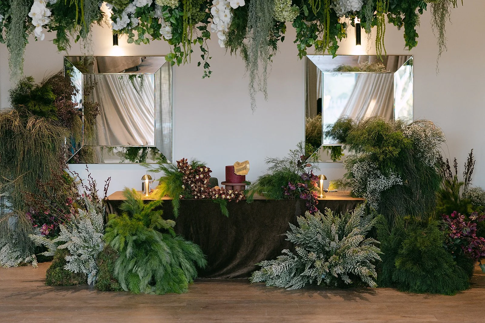 Autumn wedding reception
