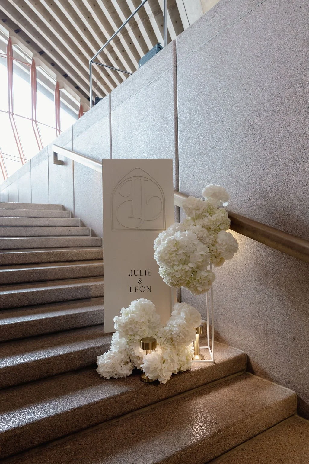 wedding welcome sign sydney opera house