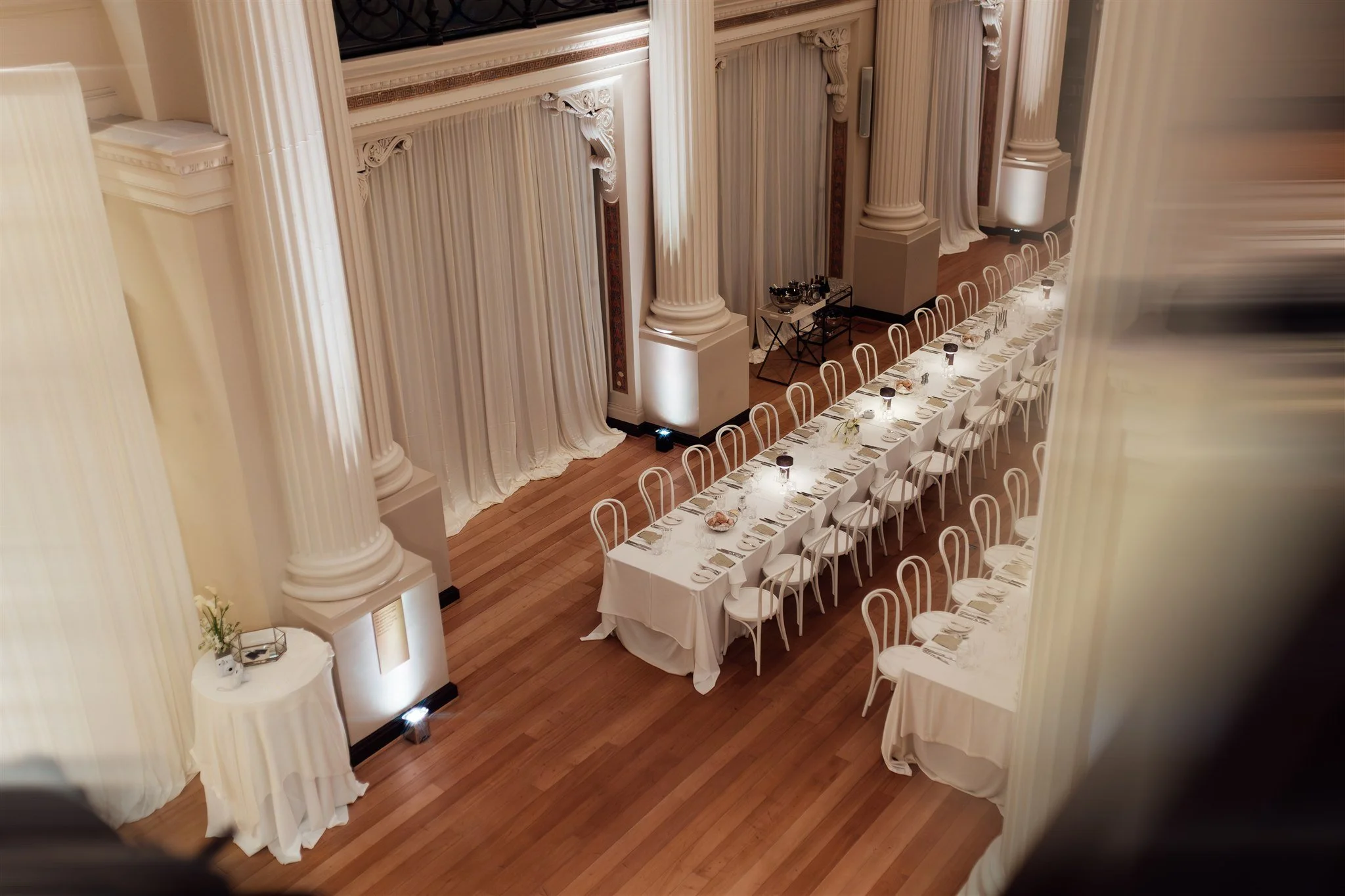 Wedding reception at State Library Vic