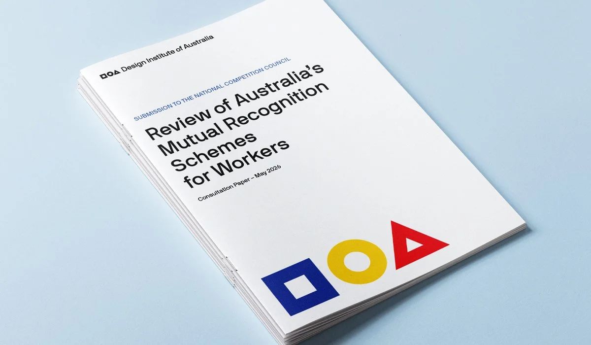 DIA calls for design occupations to be recognised in national mutual recognition reform