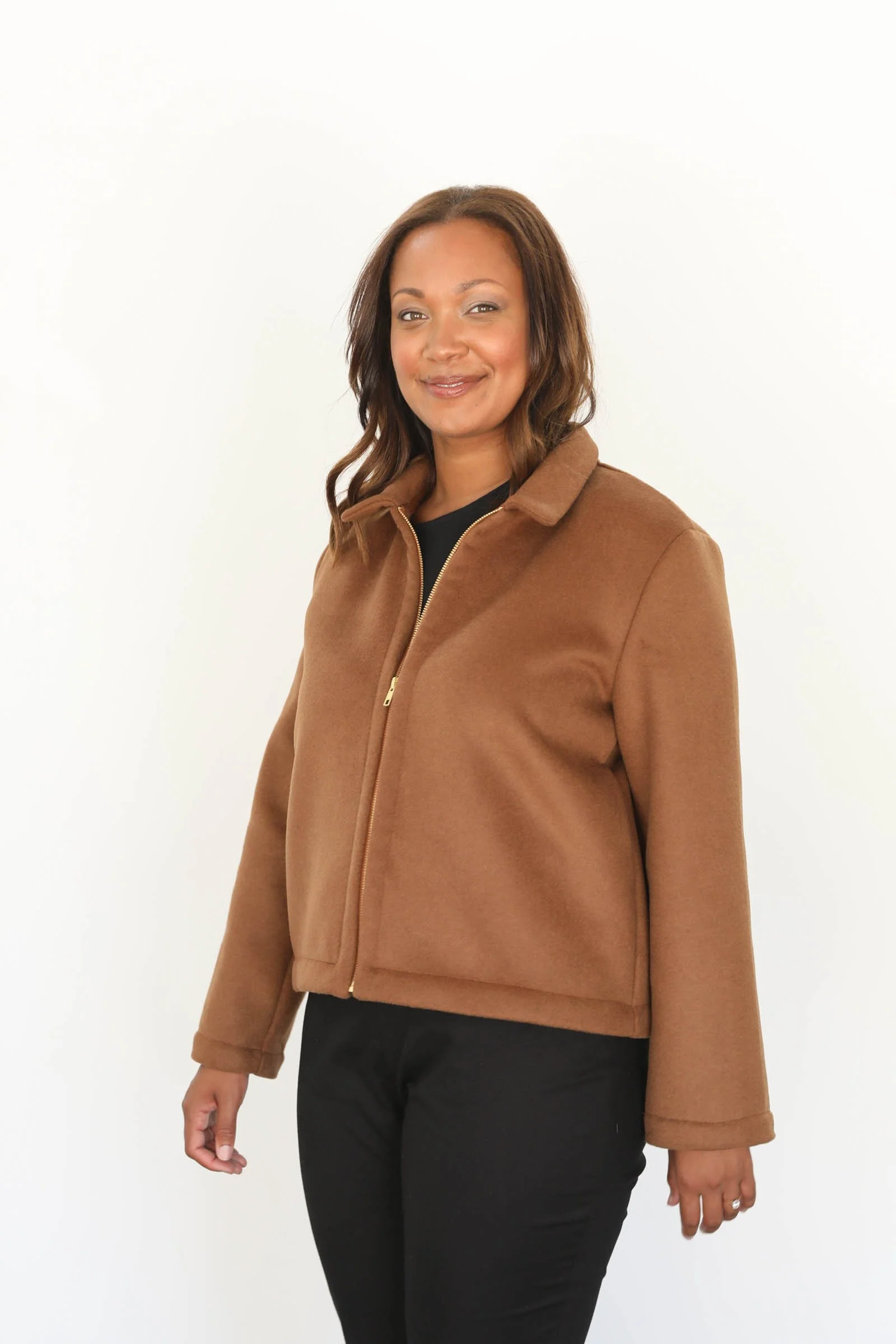 Coast Jacket in Umber Heavy Weight Wool