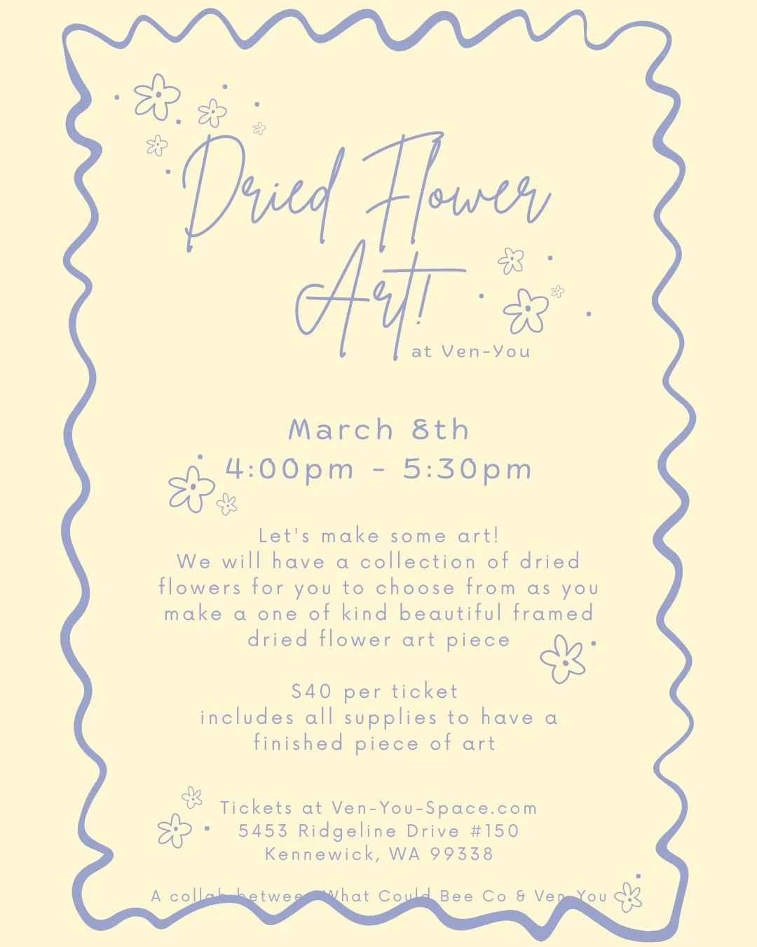 Dried Flower Art Workshop