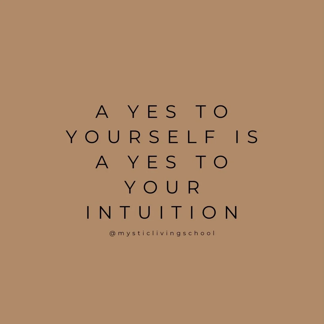 Every time you say yes to yourself, your intuition gets louder. Right?

Boundaries aren&rsquo;t just emotional tools. They are spiritual technology.

They create the container your inner guidance needs so you can actually hear what your deeper self h