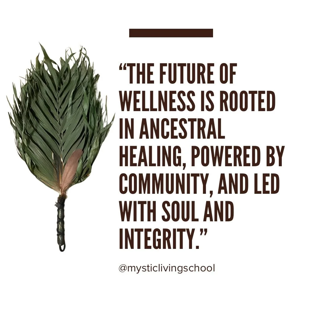 The future of wellness is rooted in ancestral healing, powered by community, and led with soul and integrity.

As women of color, many of us carry healing traditions that existed long before wellness became an industry. Our ancestors prayed, sang, ga
