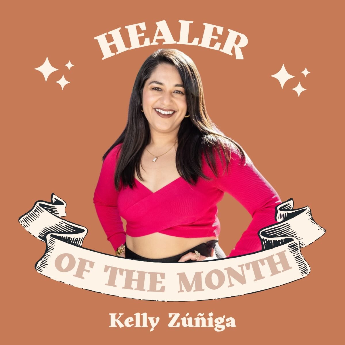 Help me celebrate our Healer of the Month, Kelly Z&uacute;&ntilde;iga!

Kelly is a financial coach who helps people get their money stuff done, while addressing the emotional and energetic patterns that influence it. Her approach is rooted in compass
