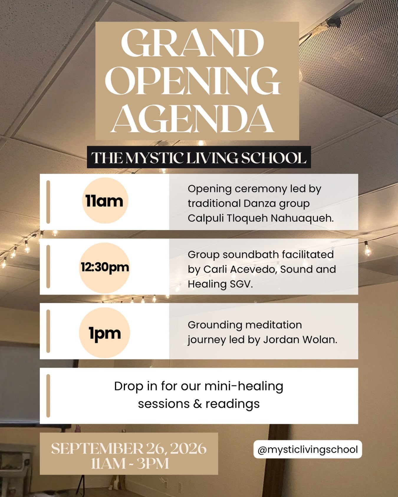 📌SAVE THIS POST to plan your schedule!
We are excited to share that thanks to some amazing donations, we will now be having multiple community drawings throughout the event!

Entry is 100% free to participate. You must be present to win.

Grand Open