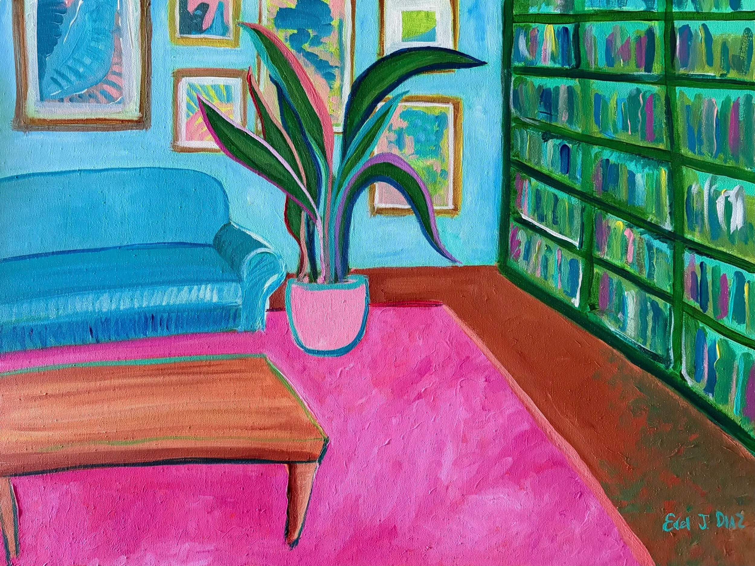 acrylic painting on canvas, 18 x 24