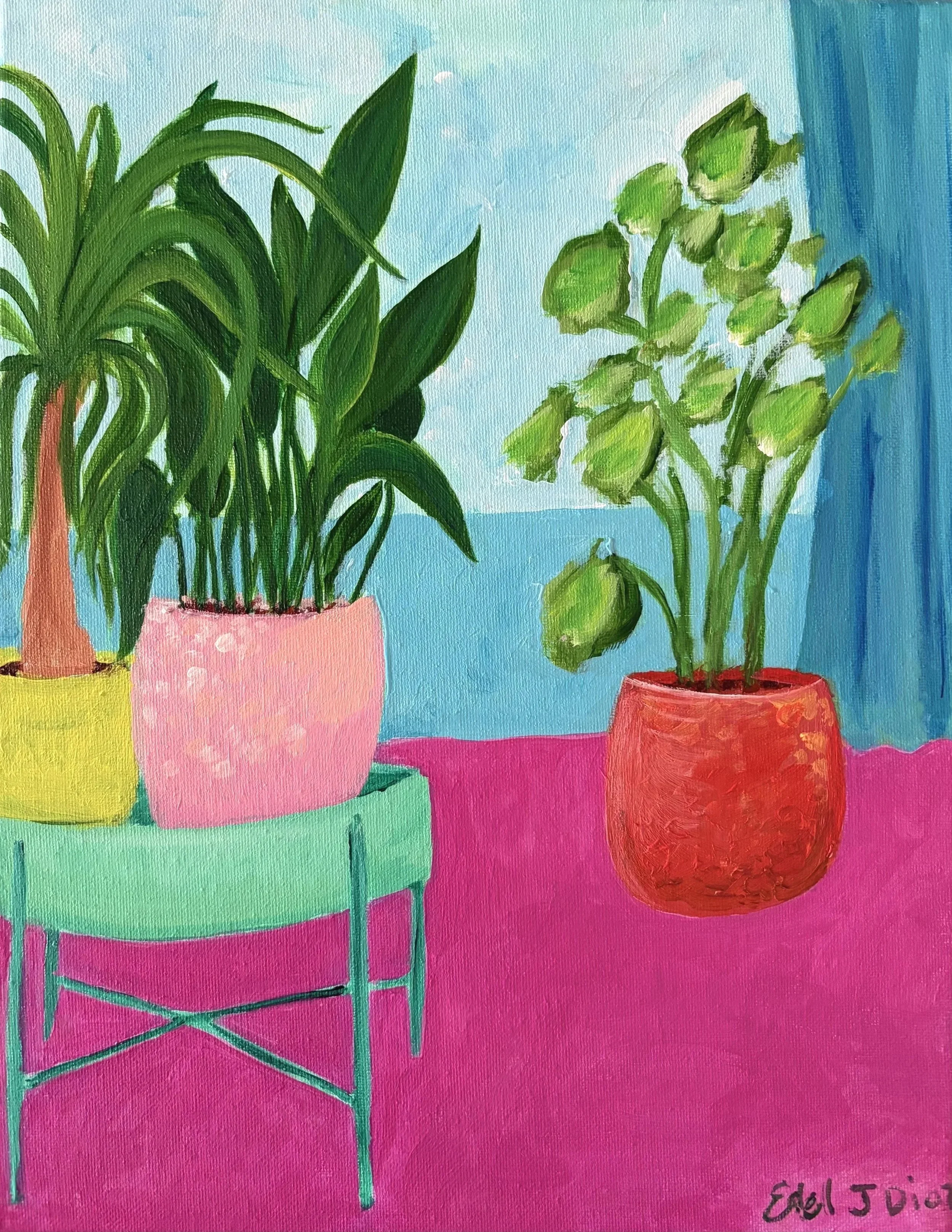acrylic painting on canvas, 11 x 14