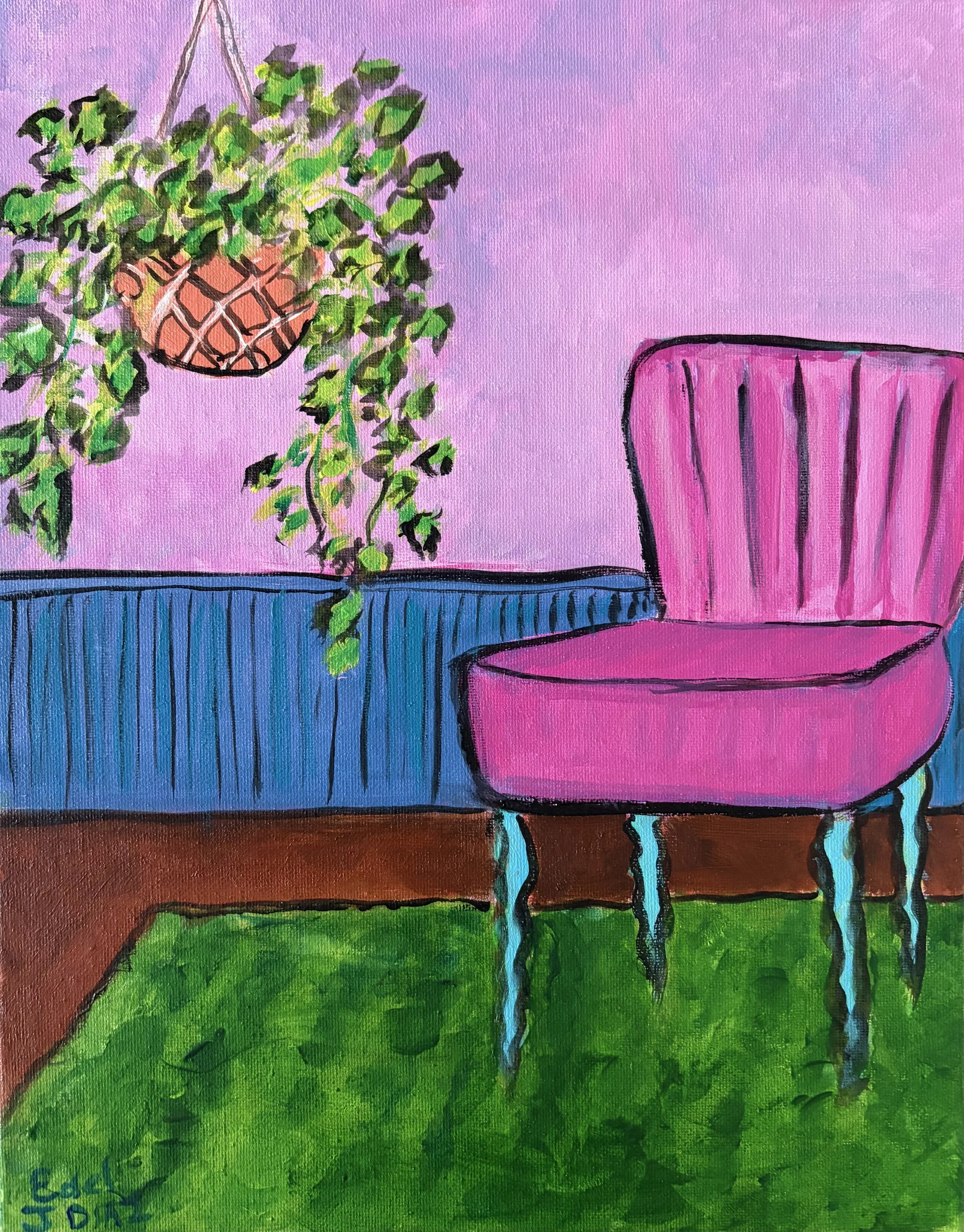 acrylic painting on canvas, 11 x 14