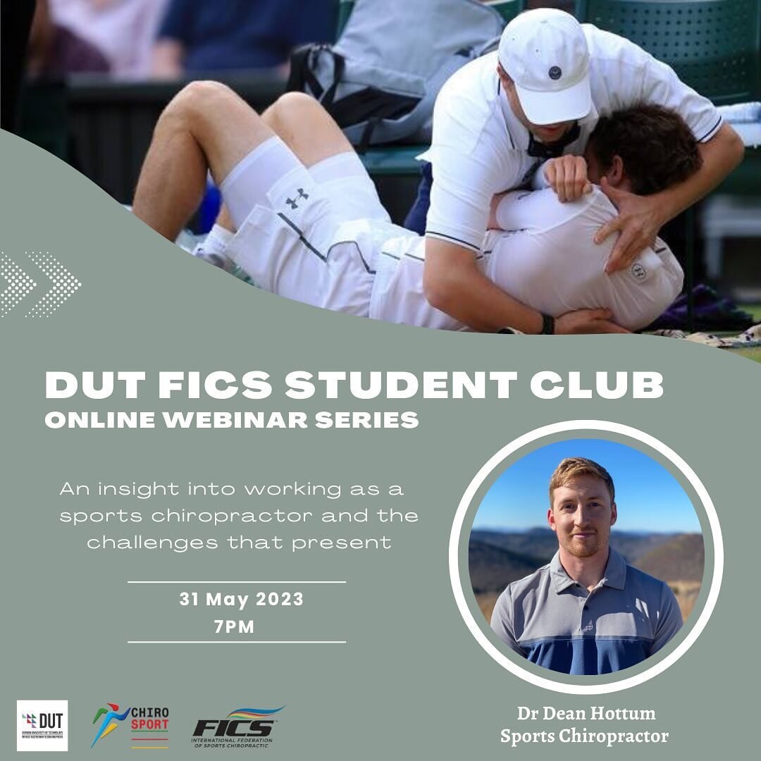 Excited to speak to the chiropractic students at Durban University of Technology about working in sports performance  and rehabilitation 💪 Thanks for the invite!