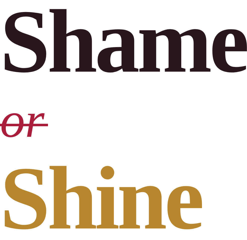 Shame or Shine retreat logo