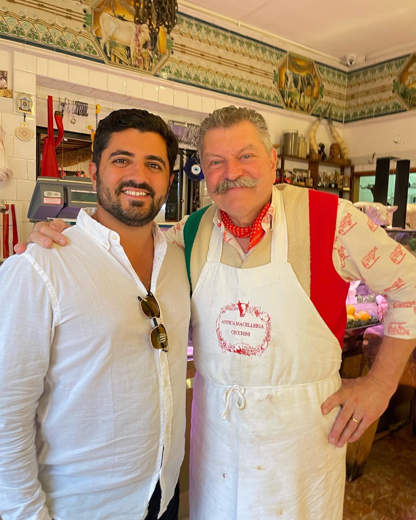 We had a bucket list dinner experience at @dariocecchinimacellaio Officina della Bistecca 🥩 we held off having a Tuscan specialty, Bistecca alla Florentina, in Florence because we knew we were going to be getting the best from the master himself, Da