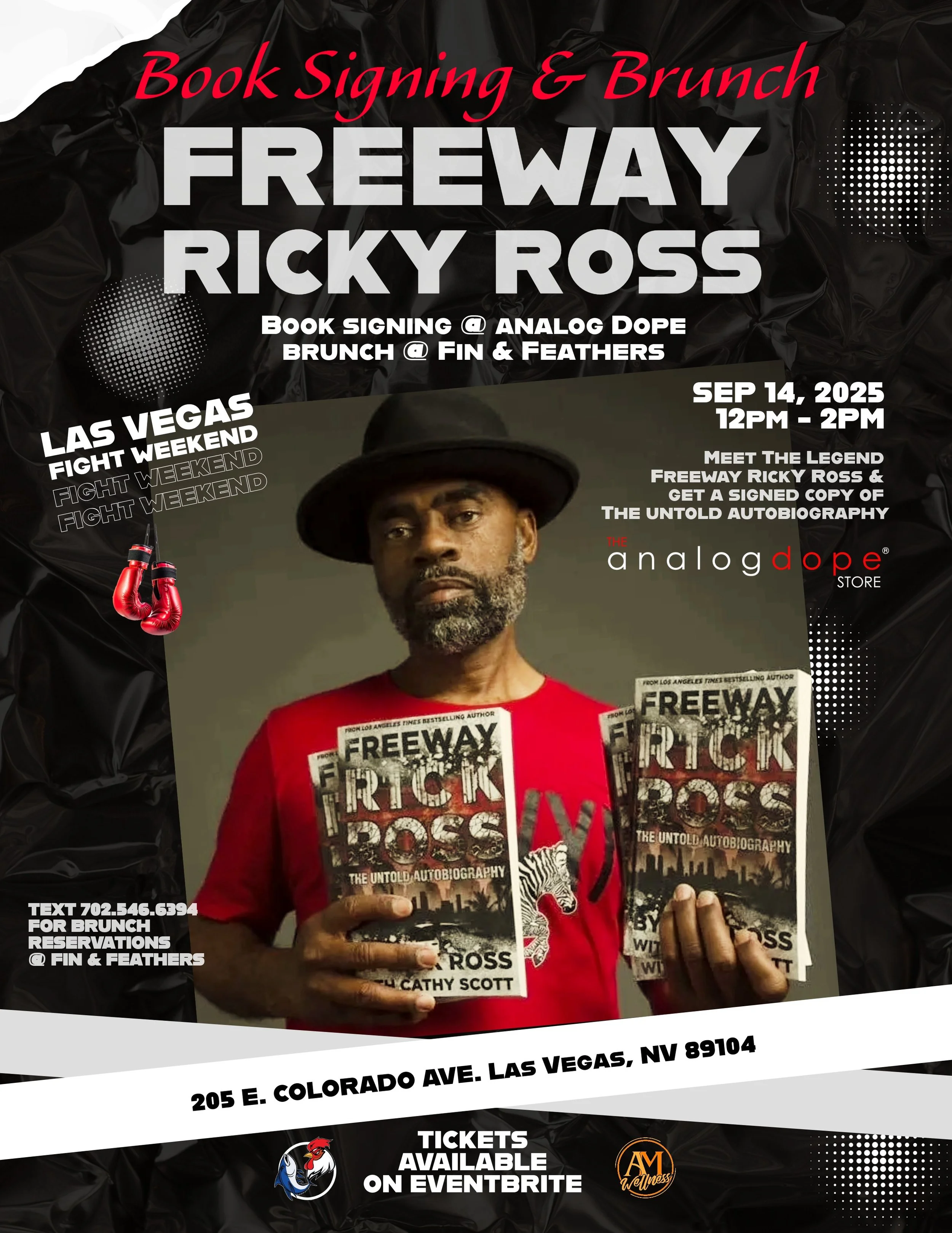 Book Signing & Brunch w/ Freeway Ricky Ross