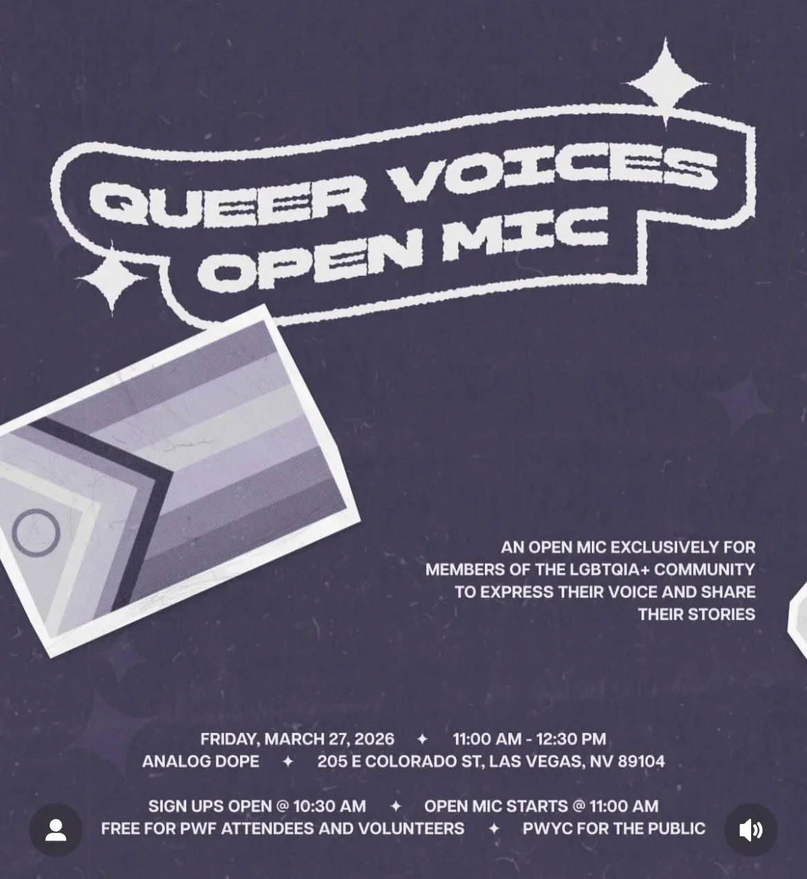 Spotlight Poetry presents Queer Voices Open Mic