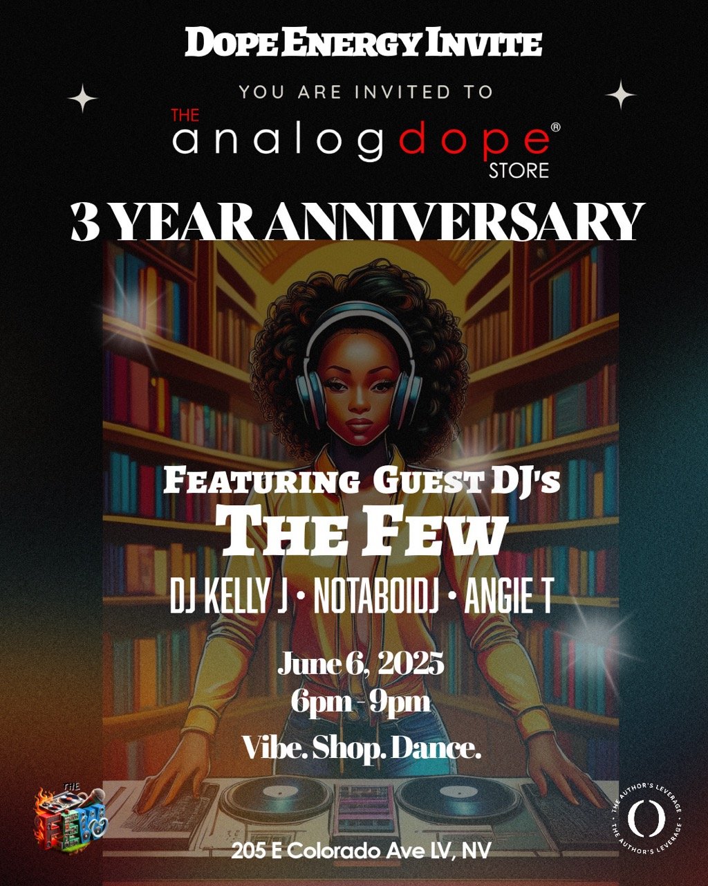 Analog Dope 3 Year Anniversary