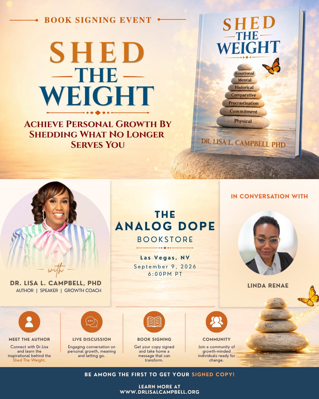 Shed the Weight Book Signing w/ Dr. Lisa L. Campbell PHD
