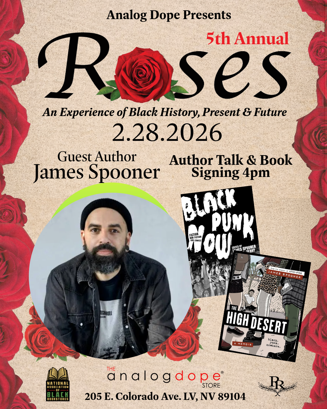 Roses Guest Author James Spooner