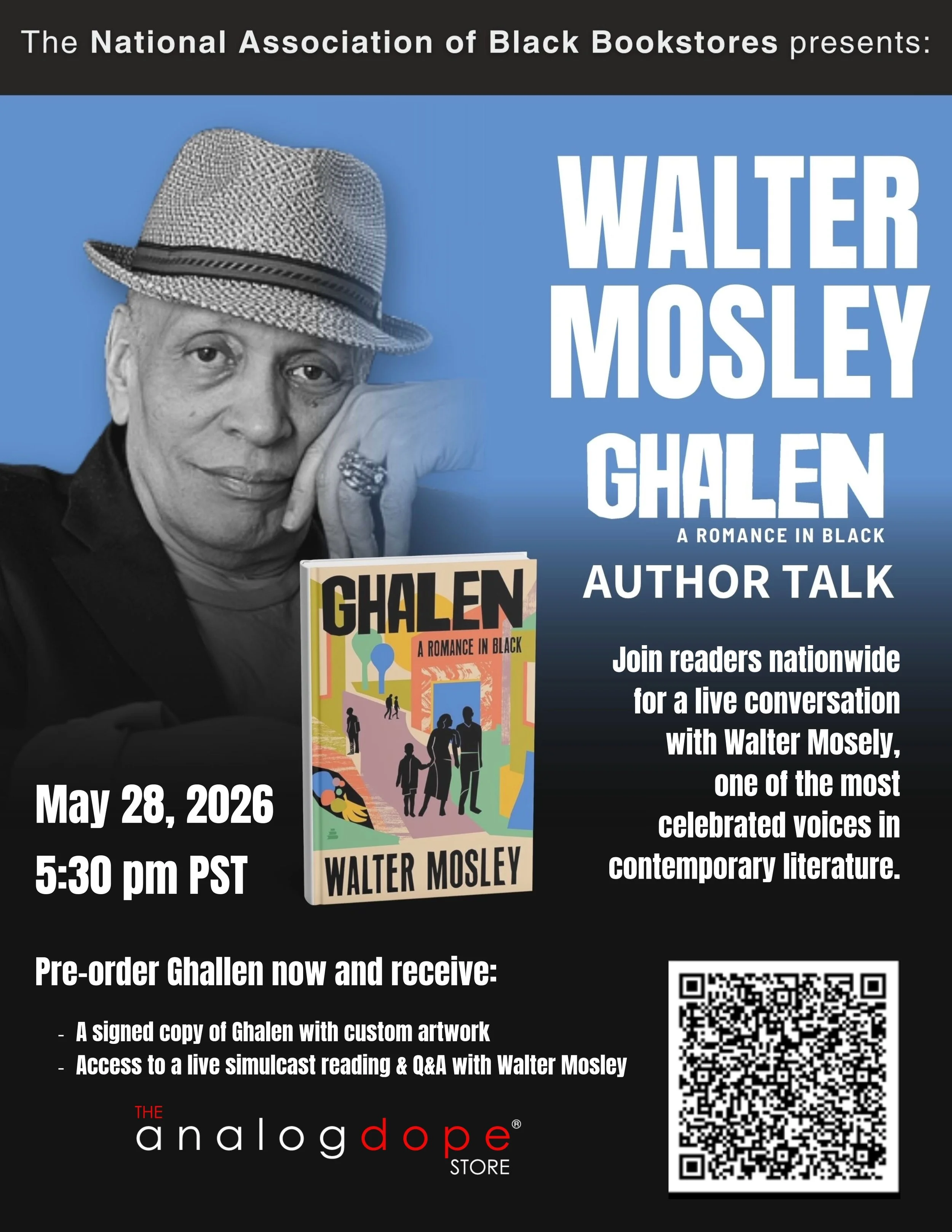 Virtual Author Talk with Walter Mosley