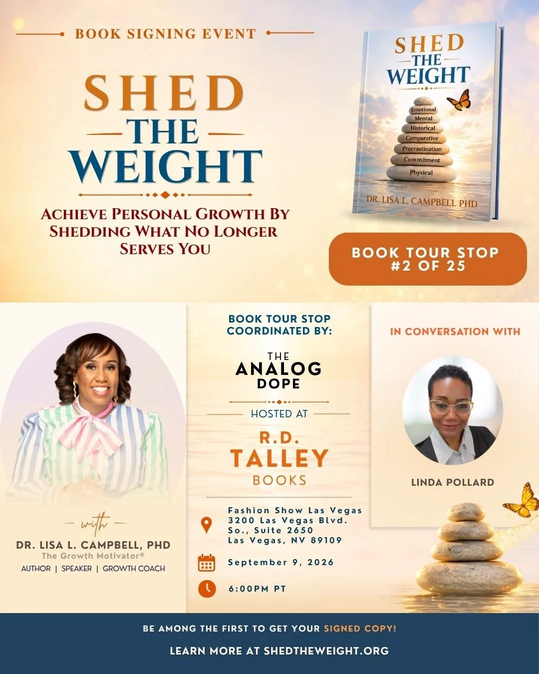 Shed the Weight Book Signing w/ Dr. Lisa L. Campbell PHD