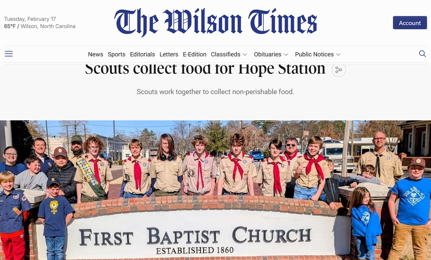 Scouting for Food 2026