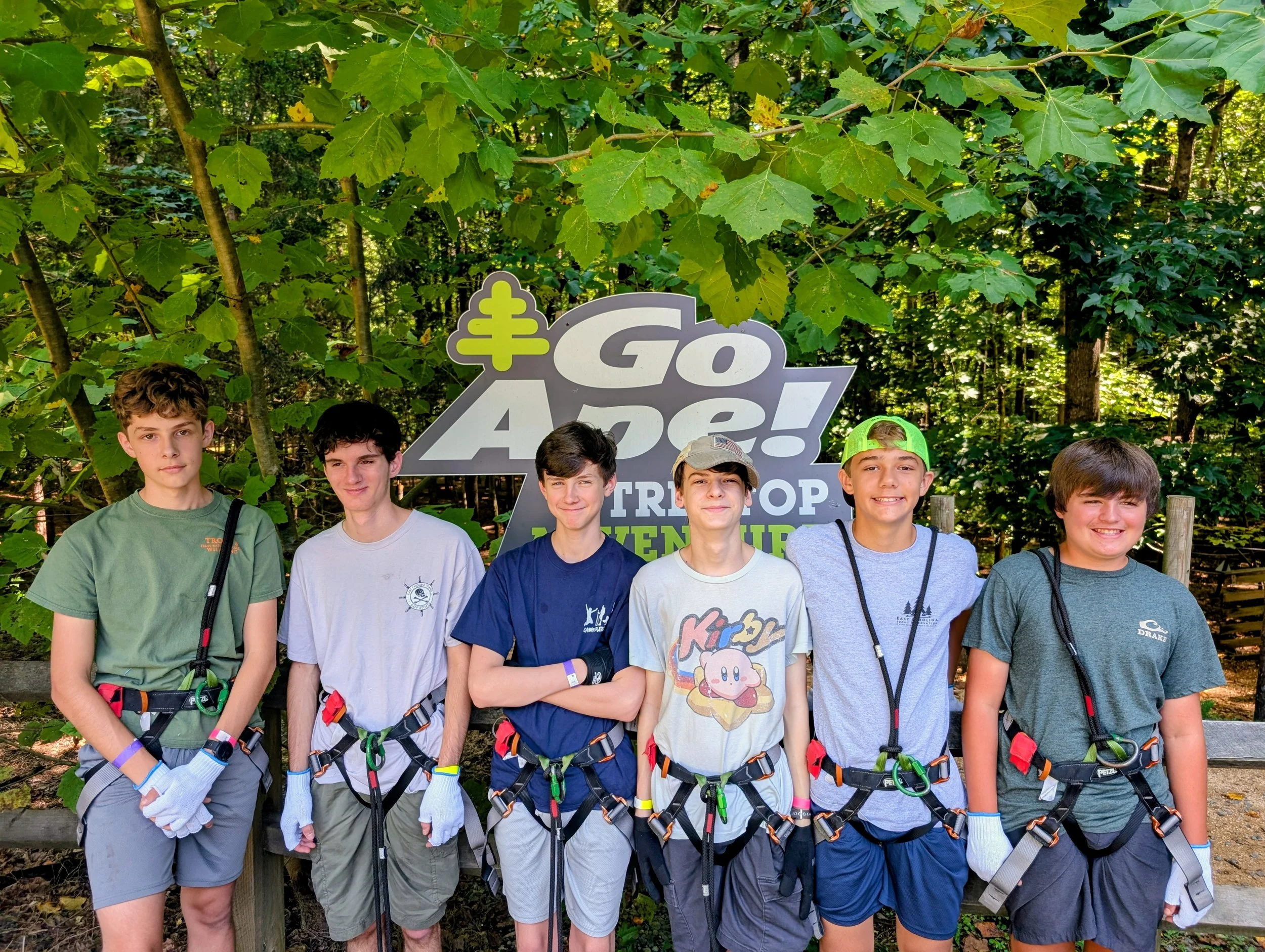 Troop 8 High Ropes Course and Escape Room Challenge