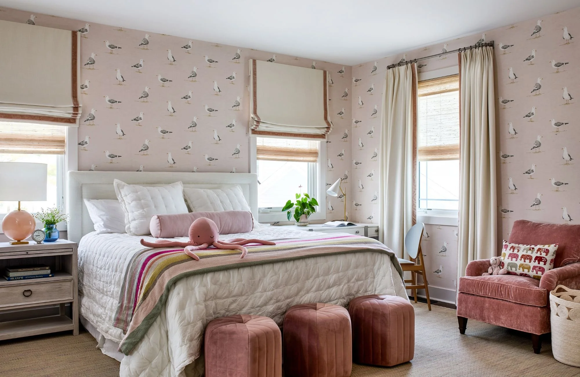 christie-leu-interiors-bethesda-md-how-wallpaper-can-elevate-your-luxury-space-girls-bedroom-wallpaper-modern-full-service-interior-design
