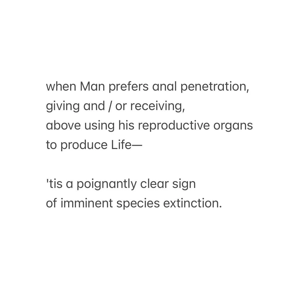 why sex matters to Abundant Life.