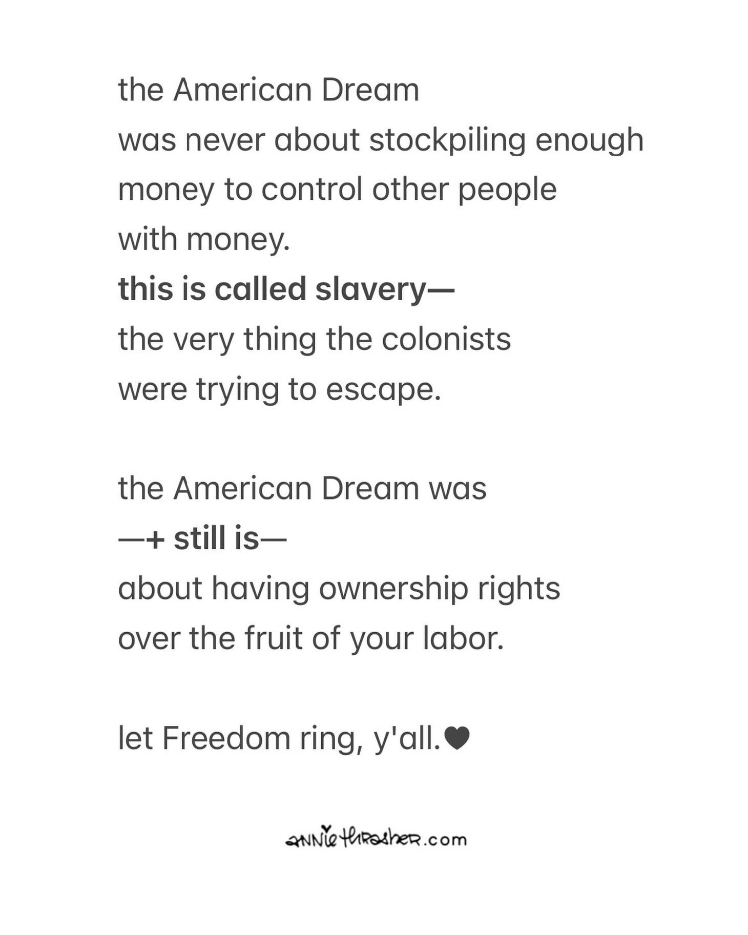 as the Beastie Boys so
perfectly lyriced in 1986&mdash;
you gotta fight for your right
to paaaaaaaaaartaayy.
.
here&rsquo;s to 250 years
of Freedom fighting&mdash;
+ 250 more.🇺🇸
#theamericandream #dothework #workforit #dontbeaslaveowner