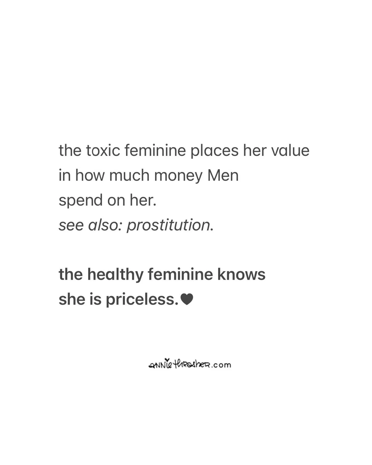 i&rsquo;ve had Men + Women look down
their noses at me for decades
when it comes to how i relate
to money.
.
The Truth is, yes, i am different&mdash;
but i&rsquo;m not lower- or less-than.
i just view wealth from
a different lens.
.
my sense of self-