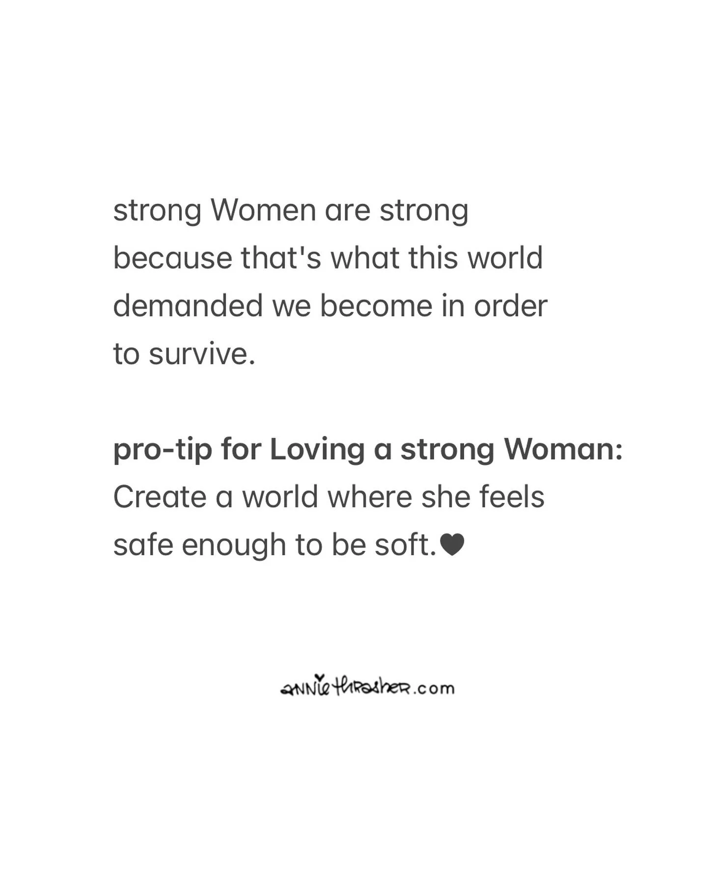 when a Woman is forced to
protect herself from a Man&mdash;
it changes her wiring.
she moves differently
in the world + with others.
she becomes guarded + untrusting.
she's the exact opposite of soft + warm.
.
dear Guys ,
be the reason a Woman
finall