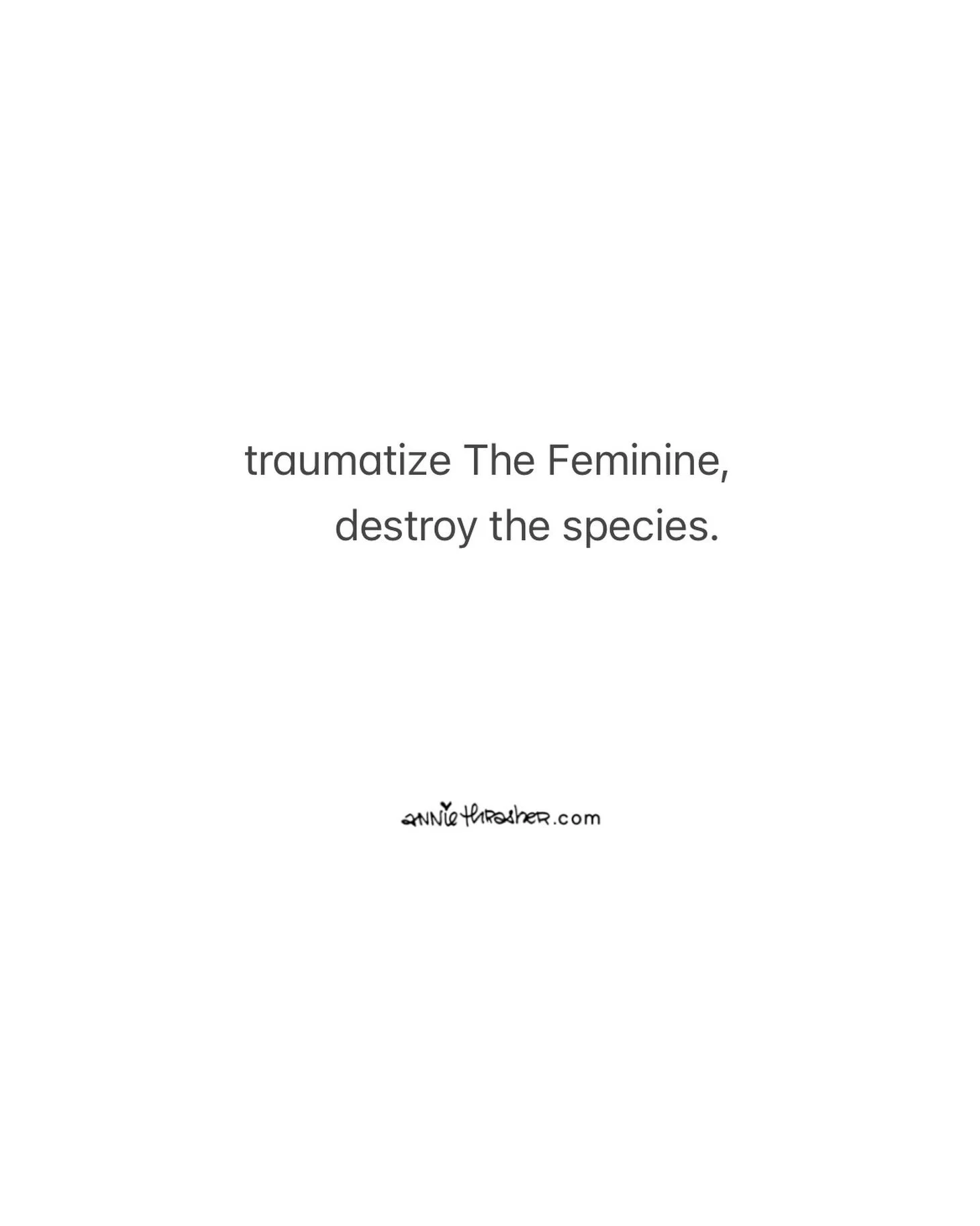 who is responsible here? &hearts;
#protectthefeminine #protectthespecies #endangeredspecies #echochamber #anniethrasherpontificatoroftruth