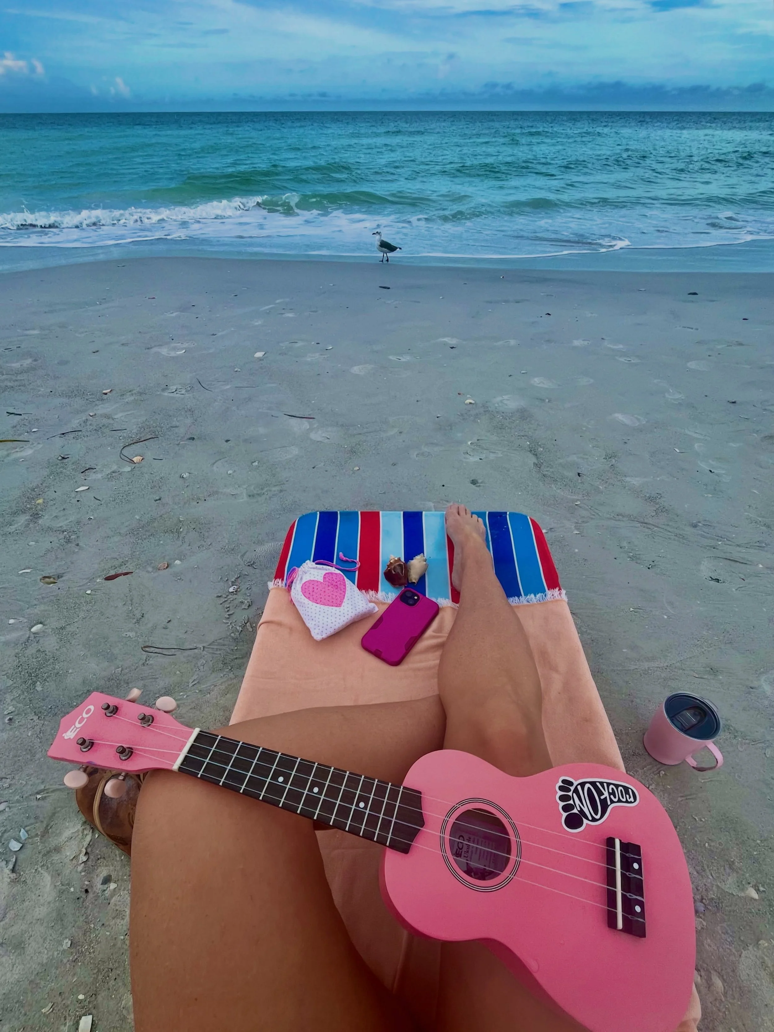 yes, i moved to the beach.
yes, i was just unexpectedly laid-off
in the heat of planning my only
Daughter's wedding
as a Single Mom.
yes, i'm Good.
yes, i'm thinking i'll turn this plot-twist
into a brand-new storyline called:
"early retirement 