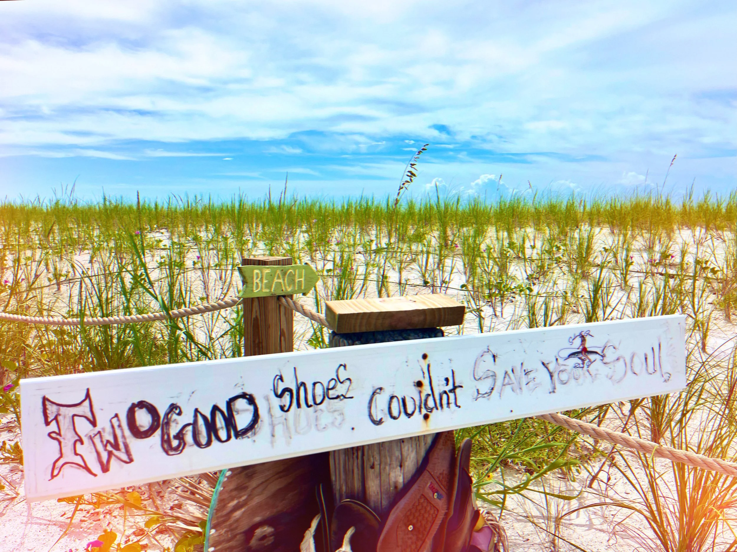 when Papa reminds me
to keep going. + preferably with style.&hearts;
#heresyoursign #rockonbarefoot