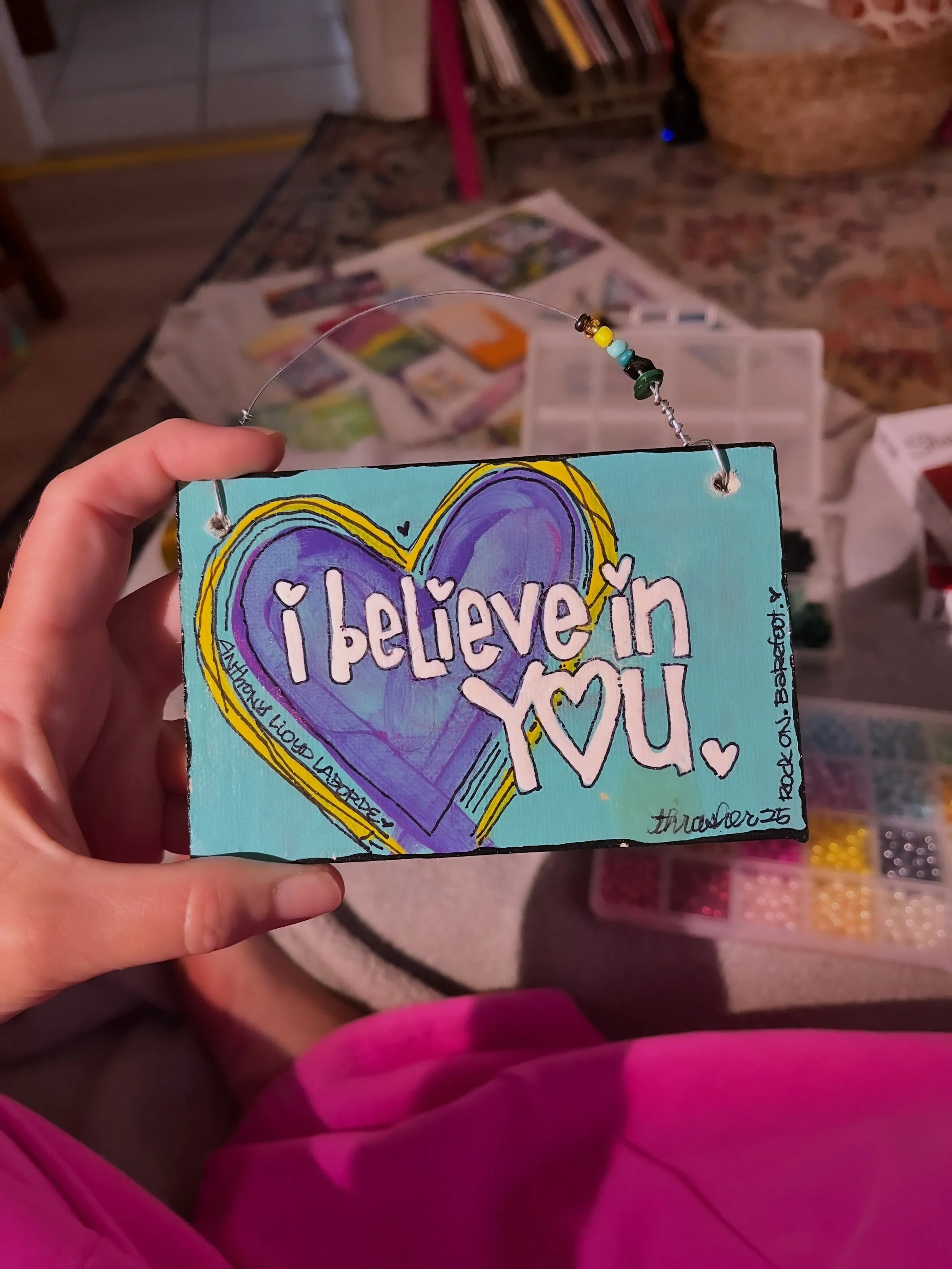 the Truth is&mdash;
none of us are perfect.
i still believe the Best in you.
promise promise.&hearts;
#rockonbarefoot #rockonbarefootpeace #artforsalecomingsoon #rockonbarefootthewebsite #cerebralwhimsy
