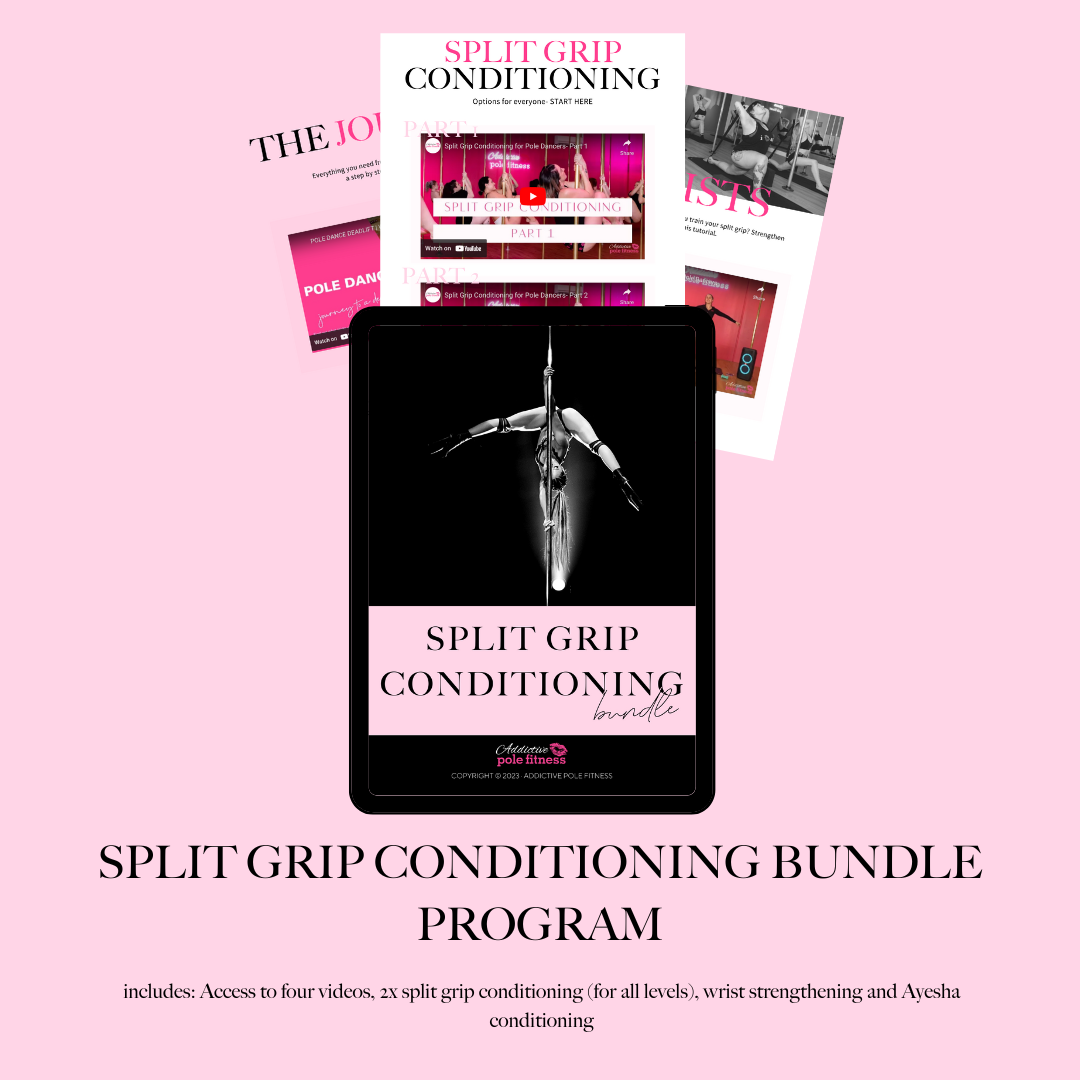 Split Grip Conditioning Exercises for Pole Dancers — Addictive Pole Fitness