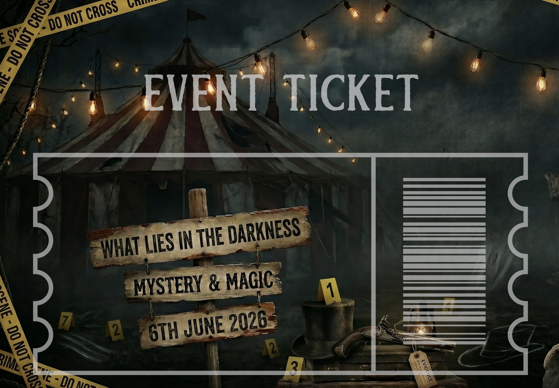 What lies in the darkness | Shownight Ticket