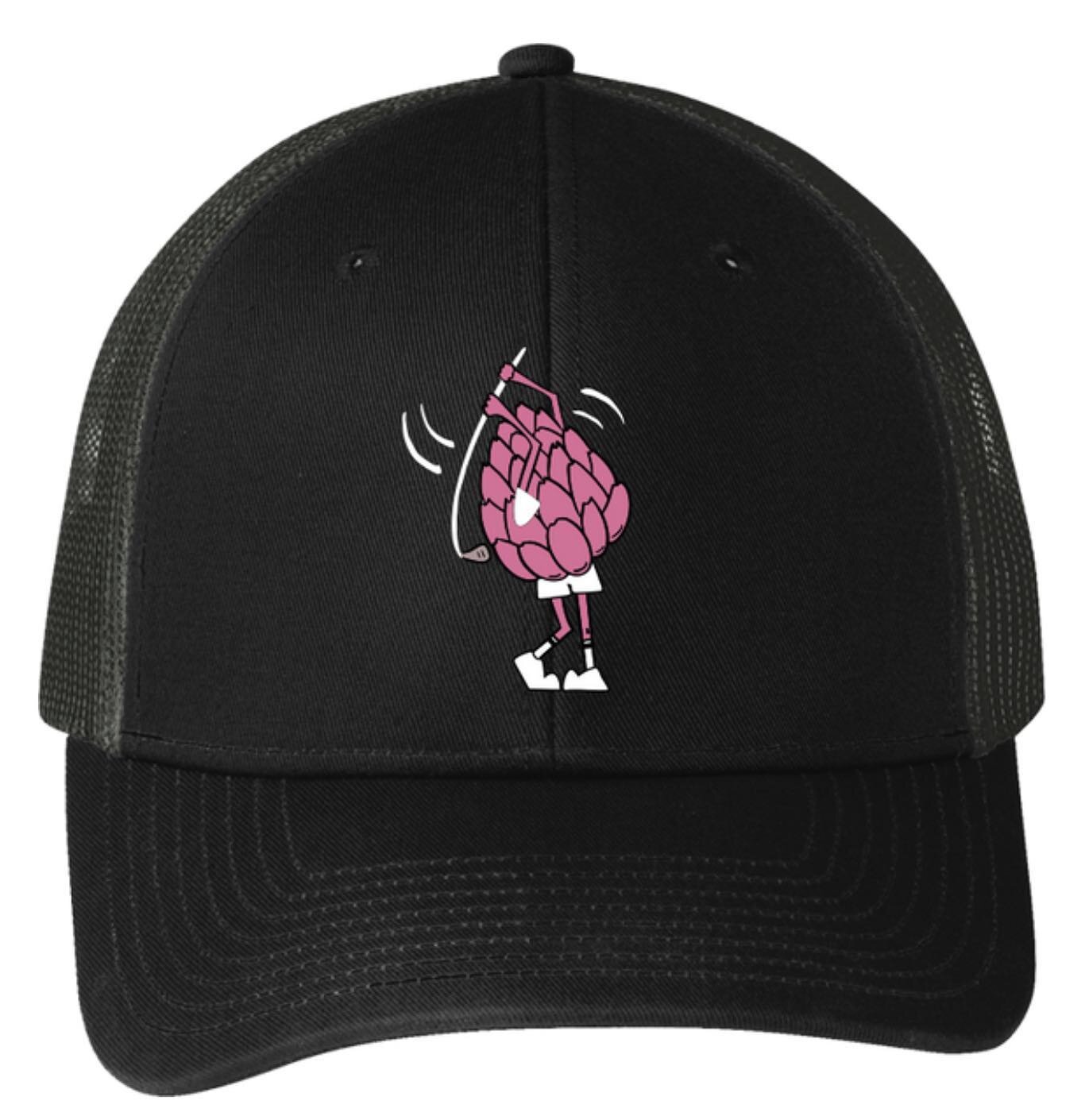 As requested, the new &ldquo;Pink&rdquo; hat available now! Thanks to @calogos1 for all the help! Shot a DM or hit the website for details 💪🏽🤘🏽⛳️🏌🏽