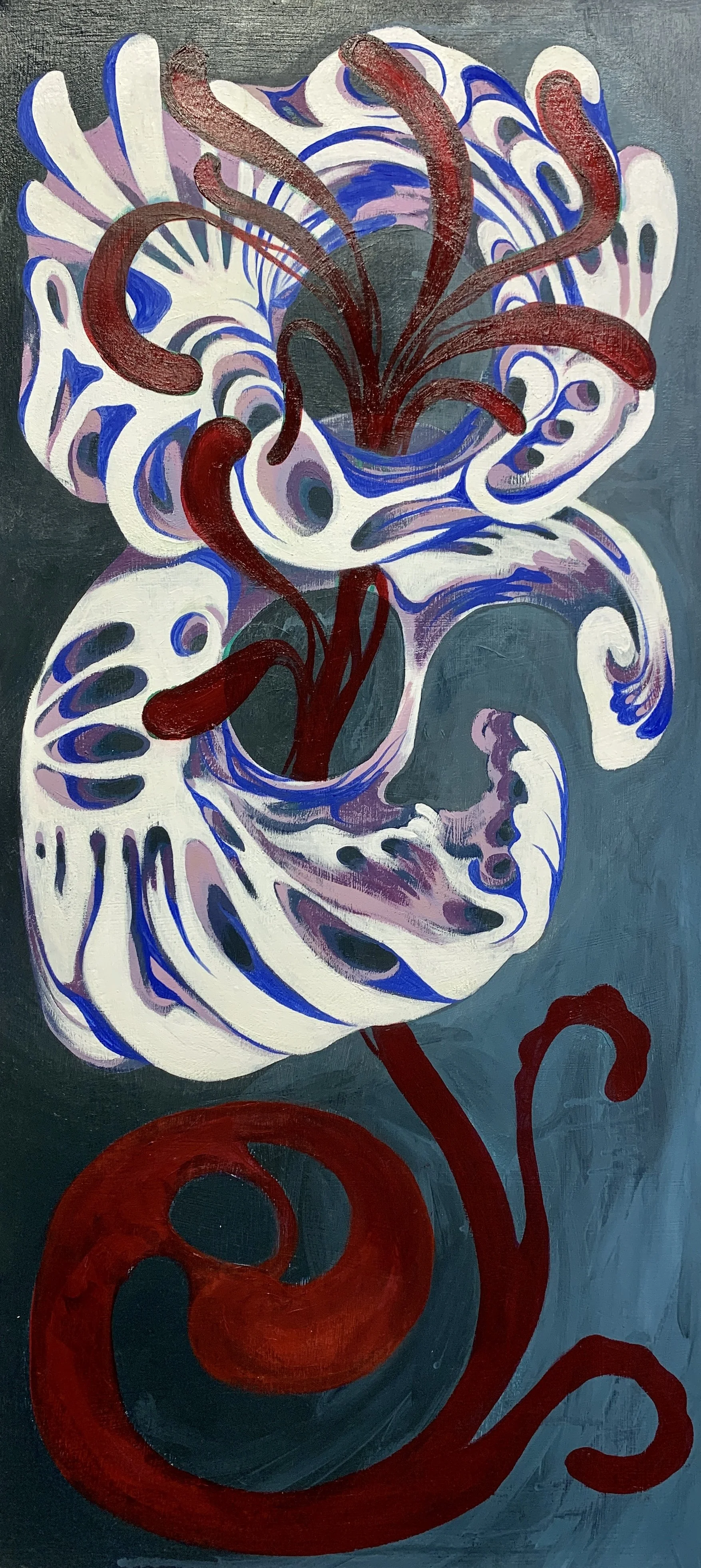 Le corps, 2023, 35” x 16”, oil and acrylic on canvas

inquire for pricing