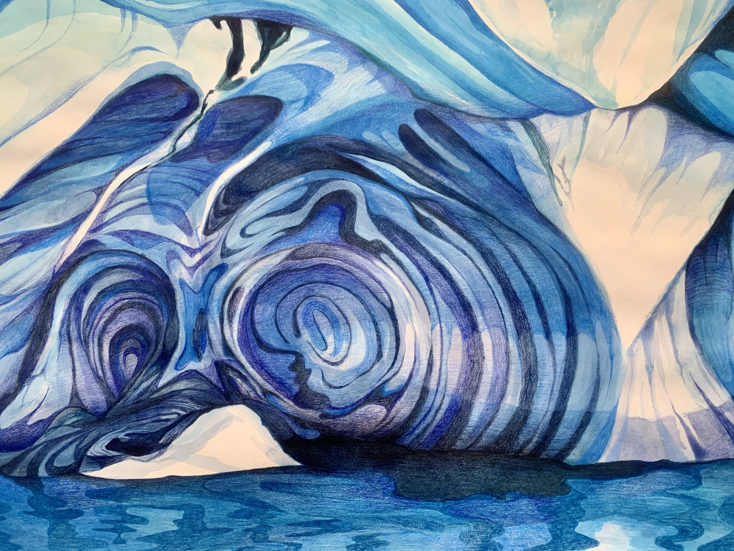 Blue Landscape (detail)