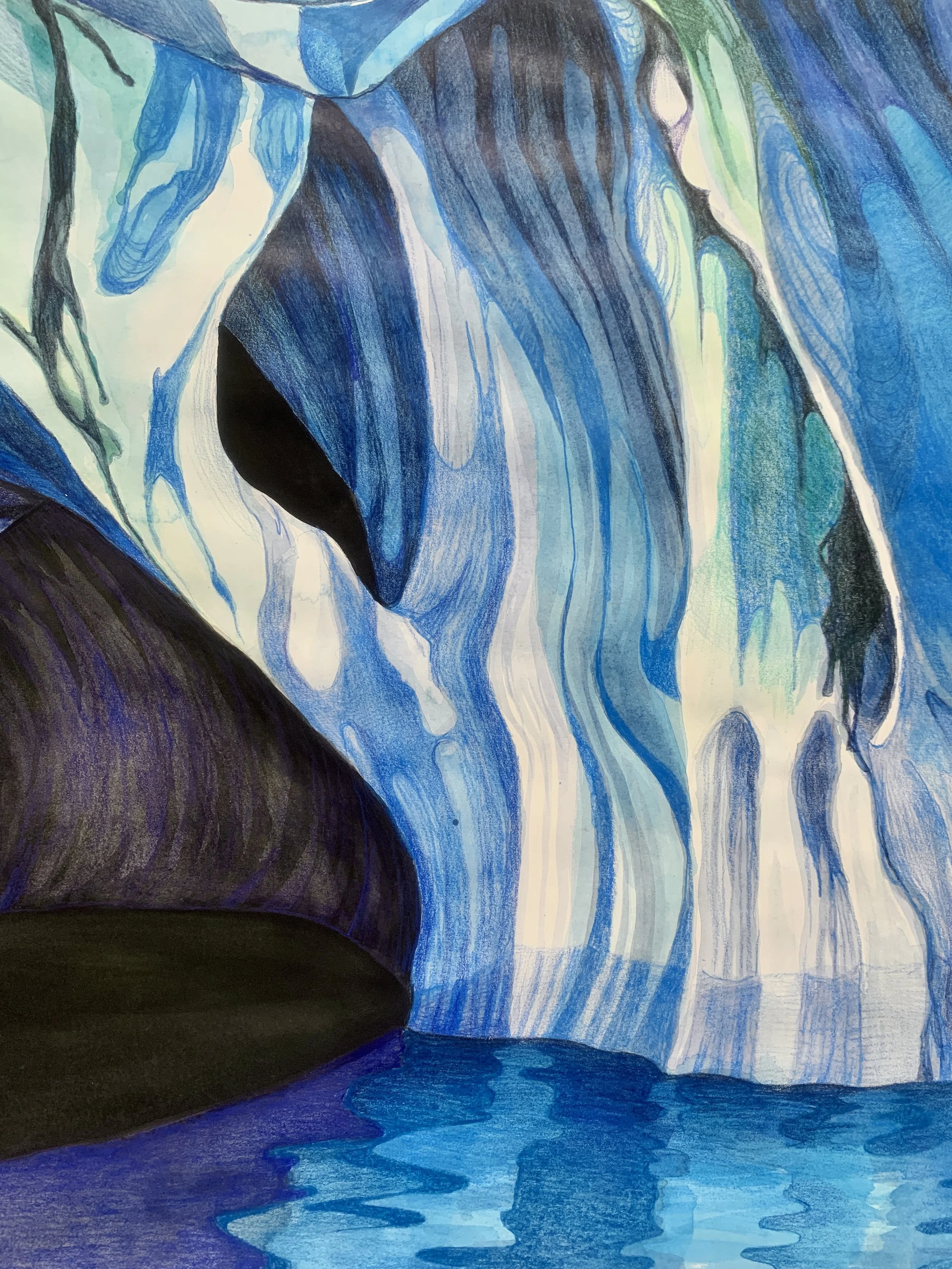 Blue Landscape (detail)